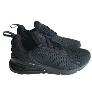 Womens Air Max 270 Triple Black - Size 8.5 EUC